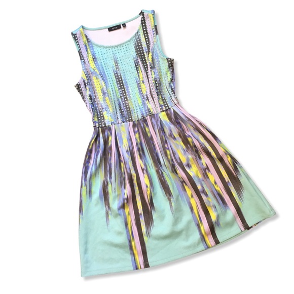 APT 9 Sleeveless Midi Dress Blue Size Extra Small - Picture 1 of 9